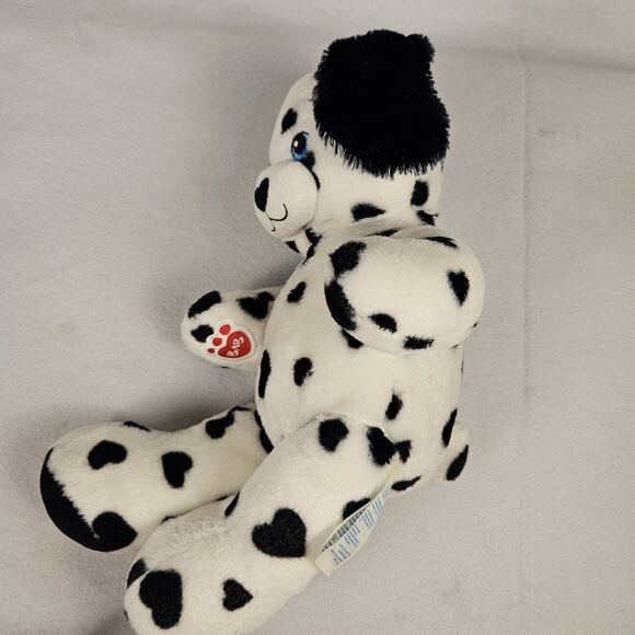 Build a Bear 16" Dalmatian Dog Puppy Huggable Hearts Plush Toy BAB Pup in a Tux - Picture 5 of 14
